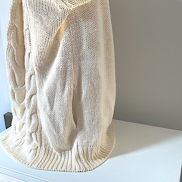 Banana Republic Cable Shawl Collared Sweater - Picture 6 of 7